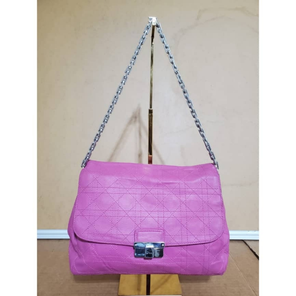 Authentic Christian Dior Diorling pink Shoulder Bag - Picture 10 of 10